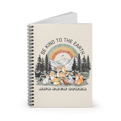 Be Kind to the Earth and Each Other - Notebook